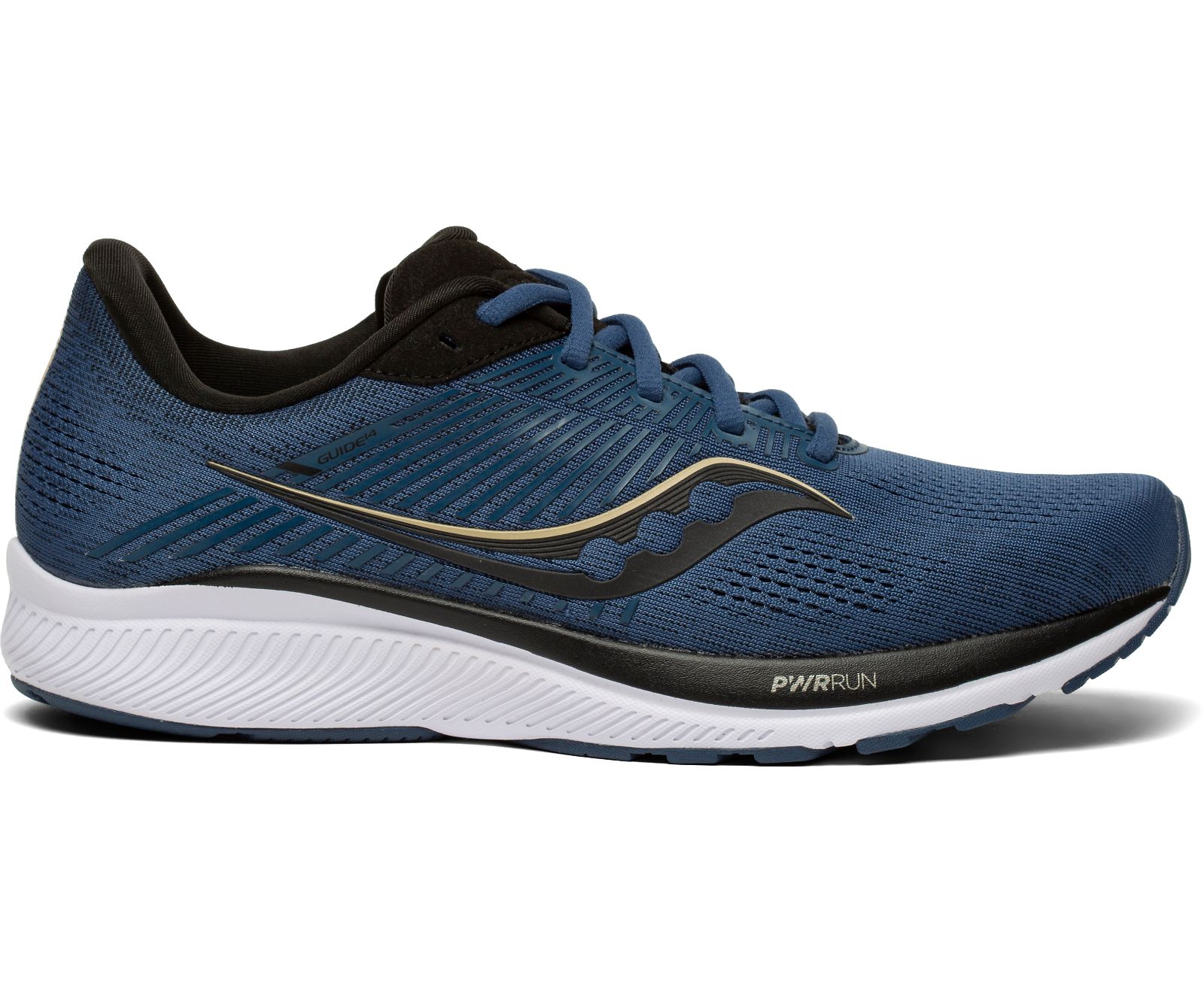 Men\'s Saucony Guide 14 Running Shoes Navy / Black | Singapore 501UZGT